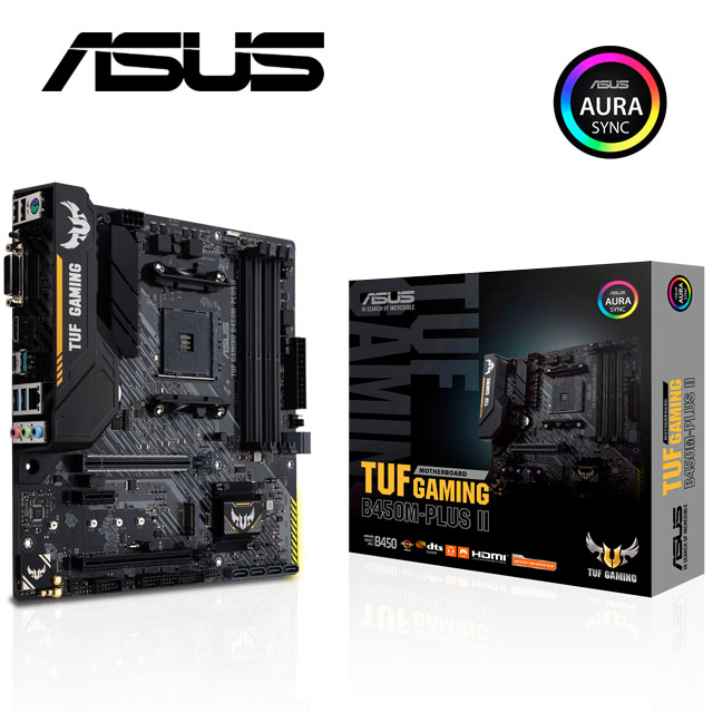華碩 TUF GAMING B450M-PLUS II(M-ATX/1D1H/註