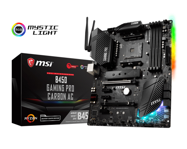 微星 B450 GAMING PRO CARBON AC