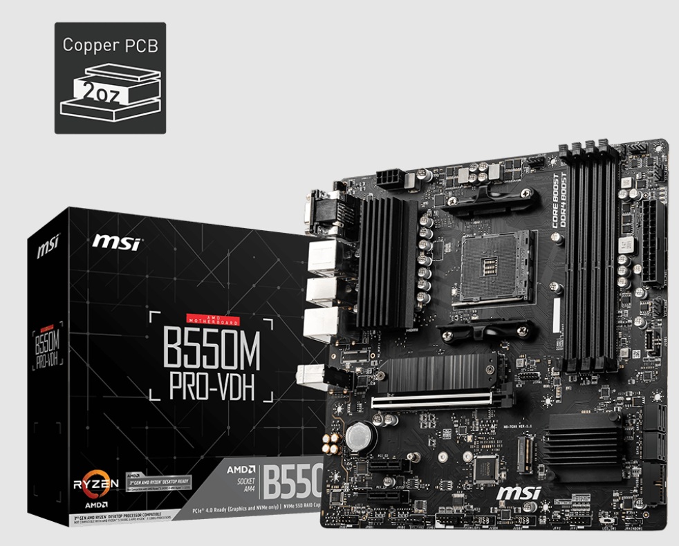 MSI B550M PRO-VDH