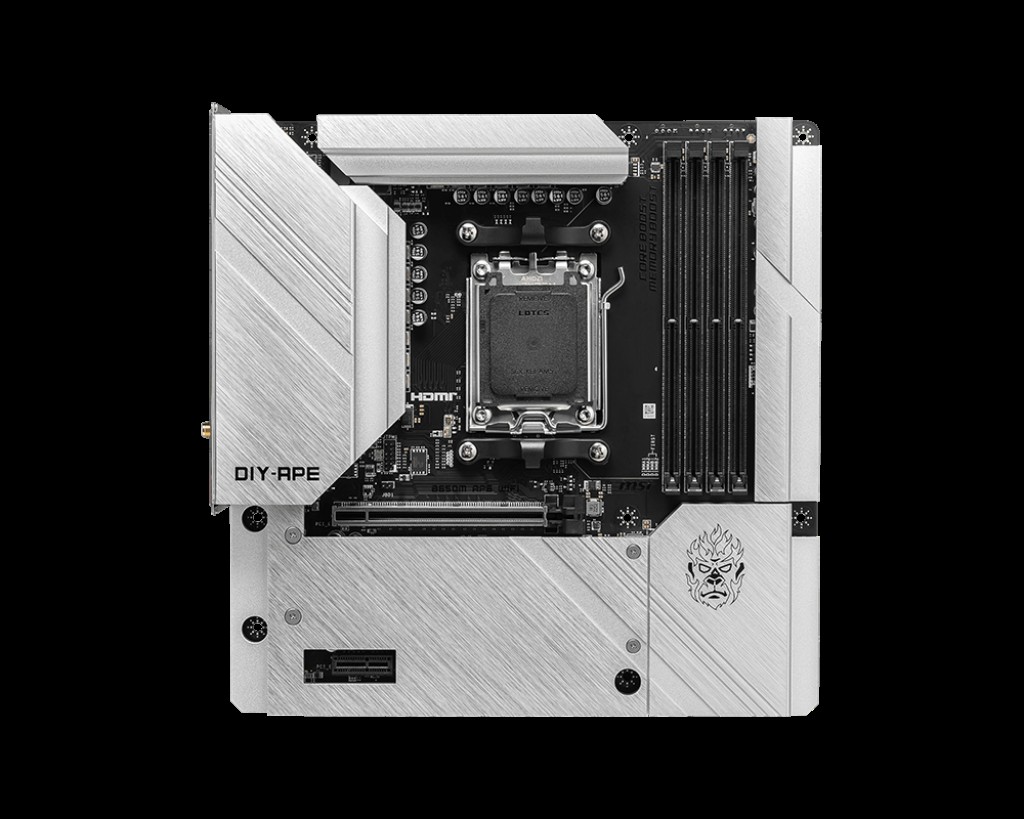 微星 B650M APE WIFI(mATX/白化/背插/1H1P/Realte