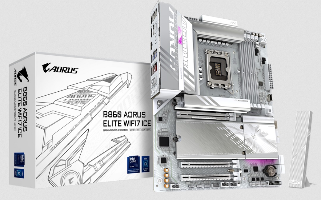 技嘉 B860 AORUS ELITE WIFI7 ICE