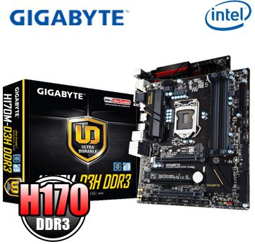 技嘉 H170M-D3H DDR3