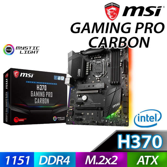 微星 H370 GAMING PRO CARBON