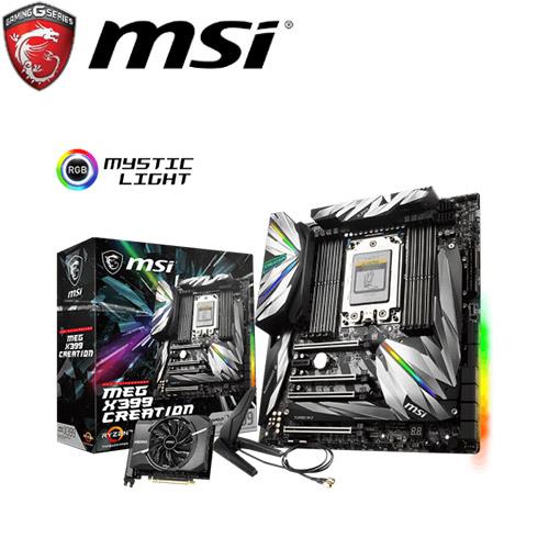 微星 MEG X399 Creation