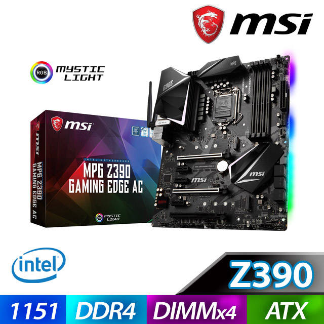 微星 MPG Z390 GAMING EDGE AC