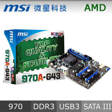微星970AG43