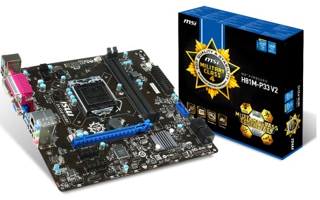 微星 H81M-P33 V2