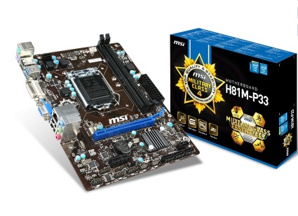 微星 H81M-P33