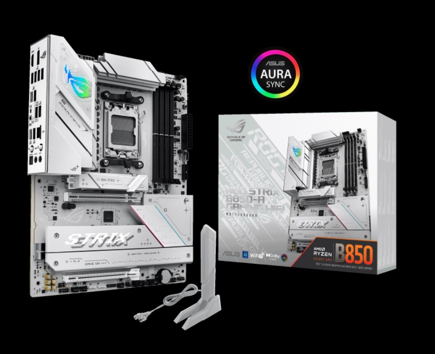 華碩 ROG STRIX B850-A GAMING WIFI(銀白)