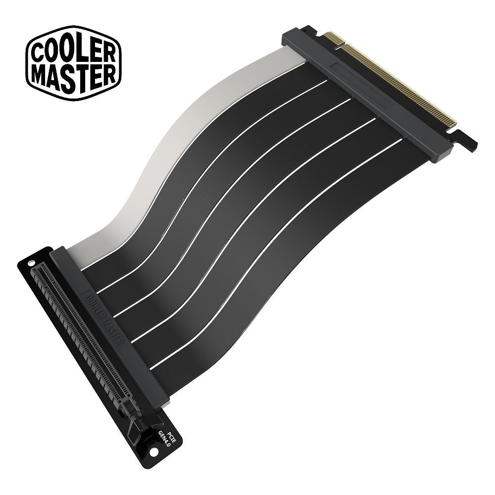 酷碼 PCI-E 4.0 延長排線 200mm 黑 V2