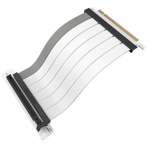 酷碼 PCI-E 4.0 延長排線 300mm 白 V2