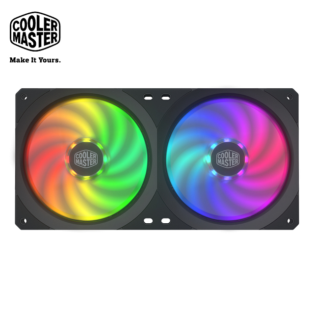 酷碼 MasterFan SF240R A.RGB 240模組二風扇/含控制器