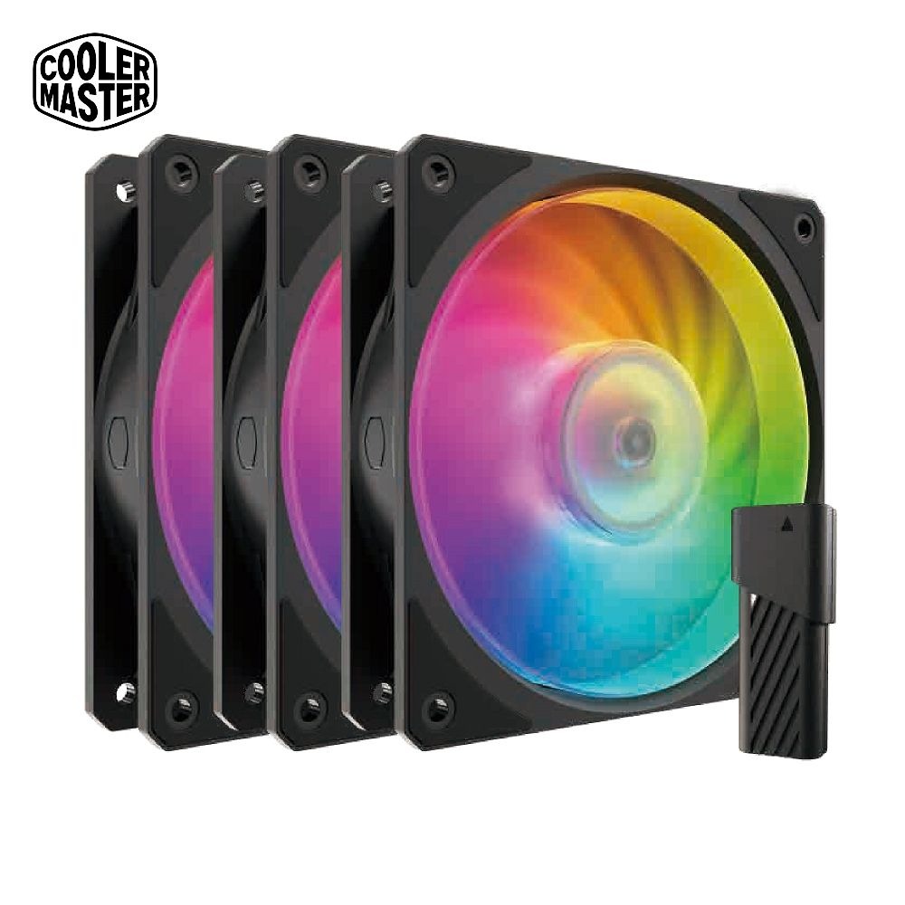 酷碼 Mobius 120P ARGB 黑 風扇 三顆裝控制器