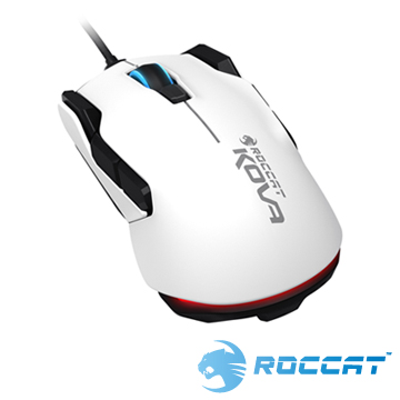 ROCCAT NEW KOVA 光學電競滑鼠-白