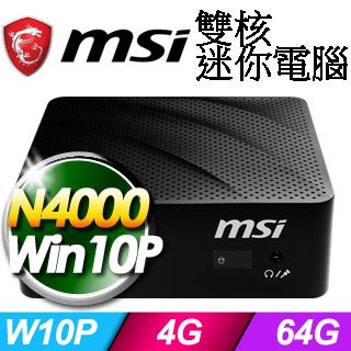 微星 Cubi N 8GL [057TW] Intel N4000/4G/64G