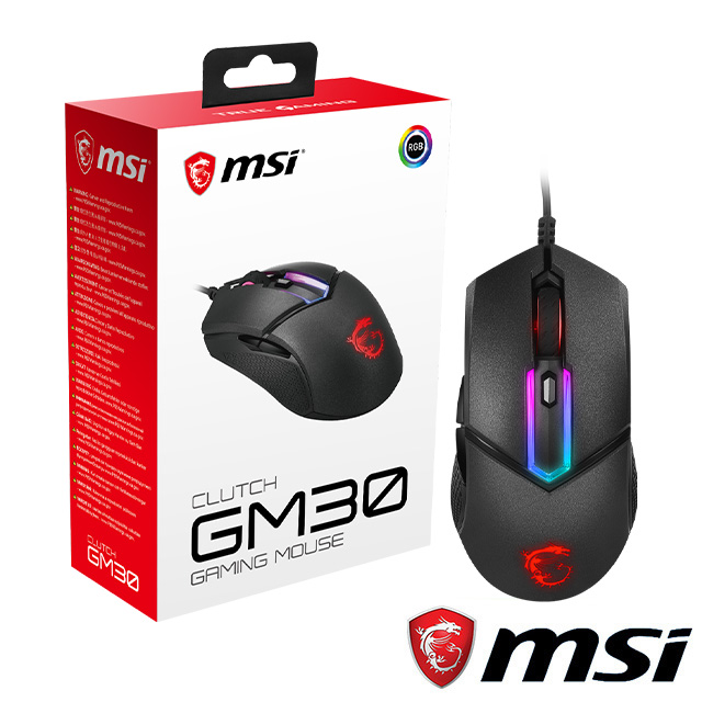 微星 Clutch GM30 電競光學滑鼠