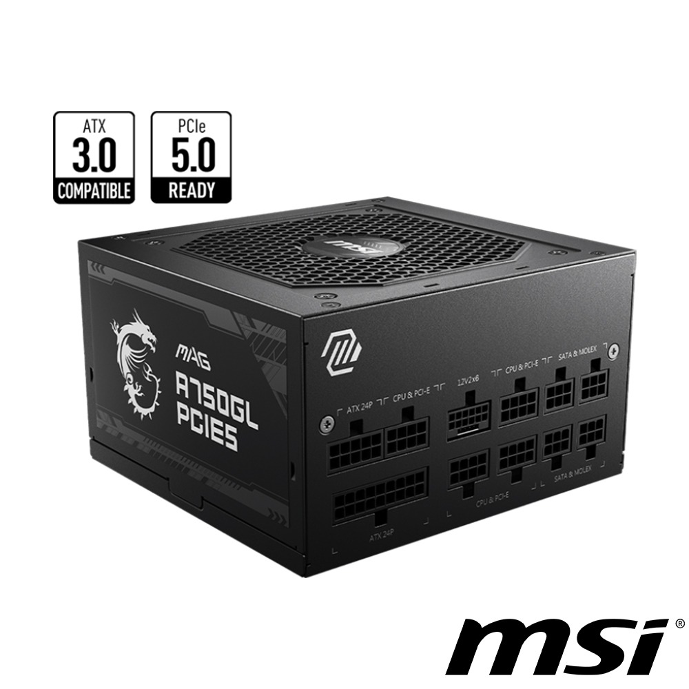 微星 MAG A750GL PCIE5 750W