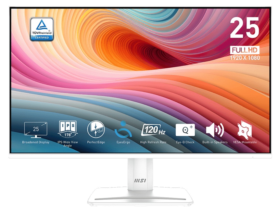 MSI PRO MP251W E2〈1A1H1P/IPS/120Hz/含喇叭〉