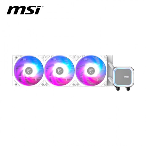 微星 MAG CoreLiquid A13 360 白 預裝風扇/可換式上蓋/厚