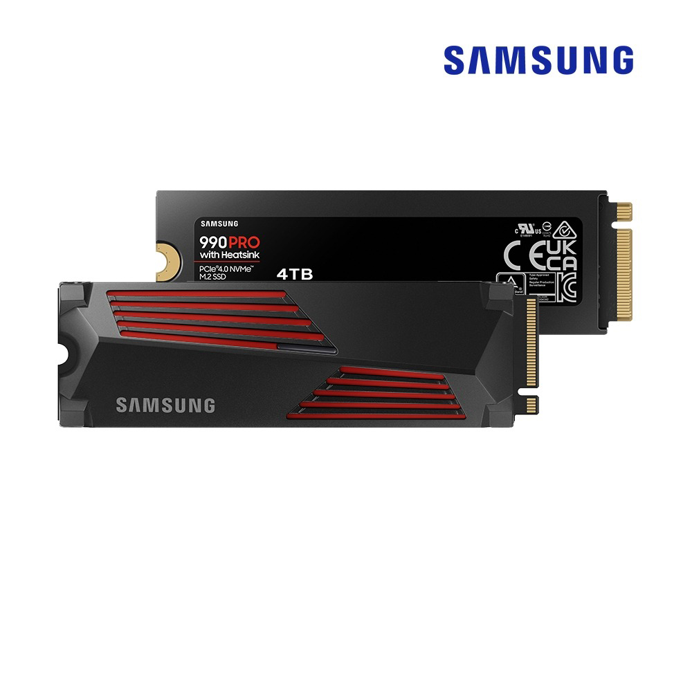 三星 Samsung 990 PRO 4TB含散熱片
