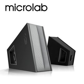 Microlab FC-10 2.0 CH 數位臨場多媒體音箱 (黑)