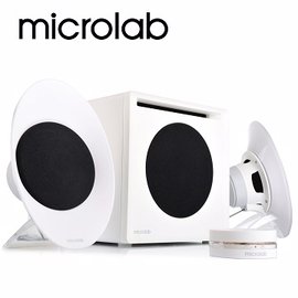 Microlab FC50 三件式 2.1 聲道 數位臨場多媒體音箱系統