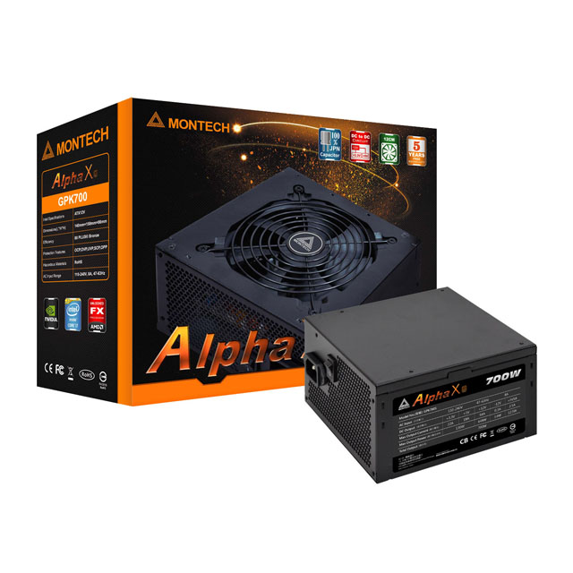 Montech ALPHA X 500W/銅牌/全日系/DC-DC/5年保