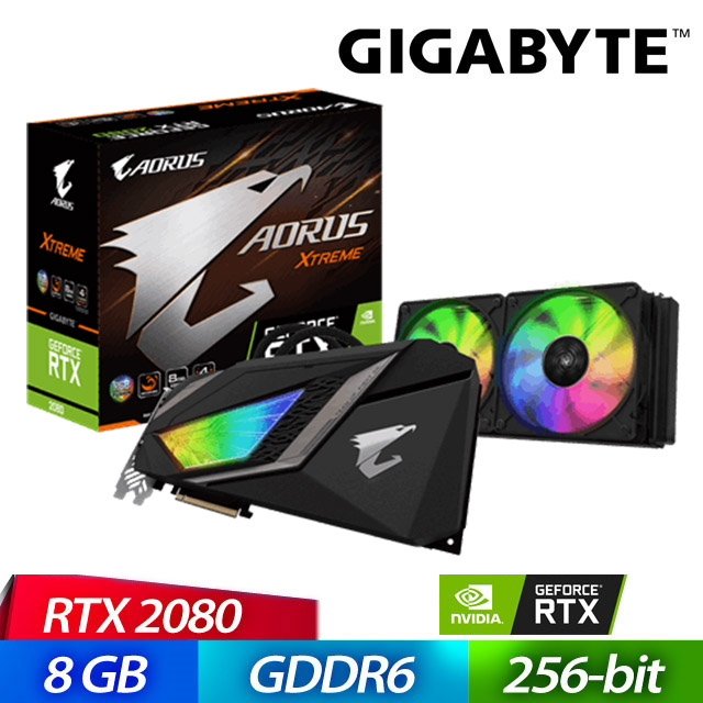 技嘉 AORUS RTX2080 X.E. WATERFORCE 8G