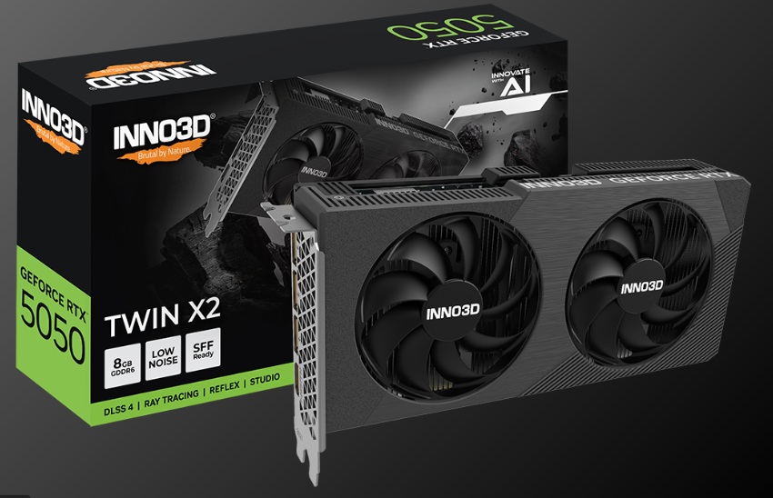 INNO3D RTX5050 8GB TWIN X2(2572MHz/22.5c