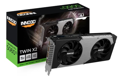INNO3D RTX5060Ti 16GB TWIN X2(2572MHz/25