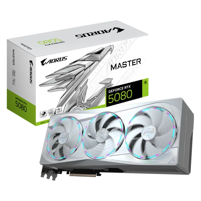 技嘉 AORUS RTX5080 MASTER ICE 16G