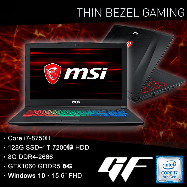 MSI GF62 8RE[062TW/101TW]