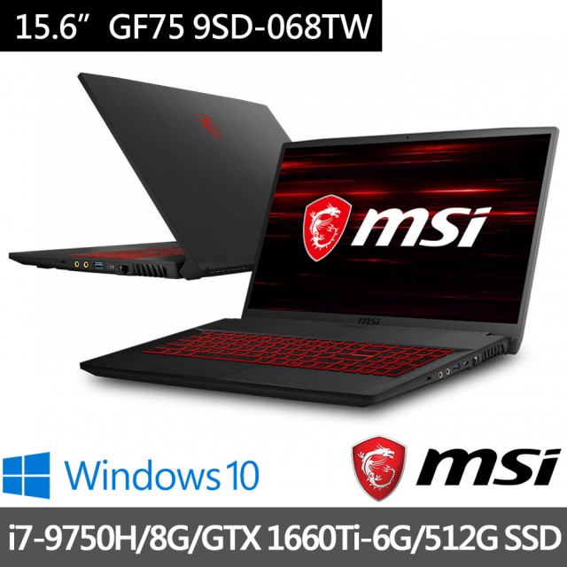 MSI GF75 9SD[068TW]