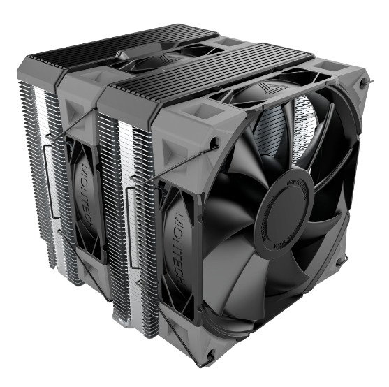 Montech NX600 黑 6導管/高16/雙塔雙扇/HDB軸 28mm風壓