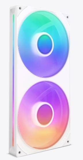 NZXT F280 RGB Core 一體扇 白