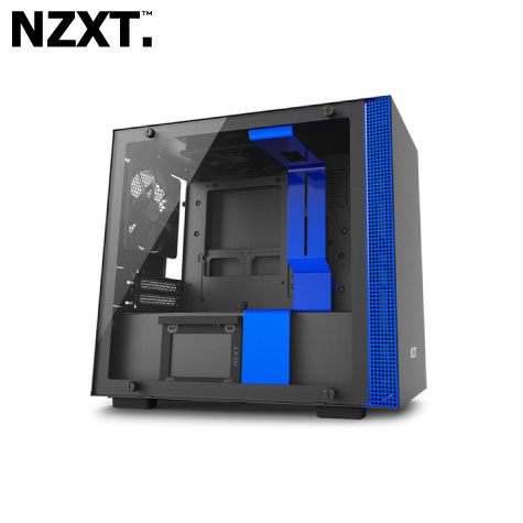 NZXT H200i (黑藍) 顯卡32.5/CPU高16.5/玻璃透側/RGB