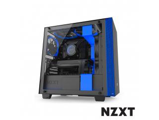 NZXT H400i (黑藍) 顯卡41/CPU高16.4/玻璃透側/RGB燈
