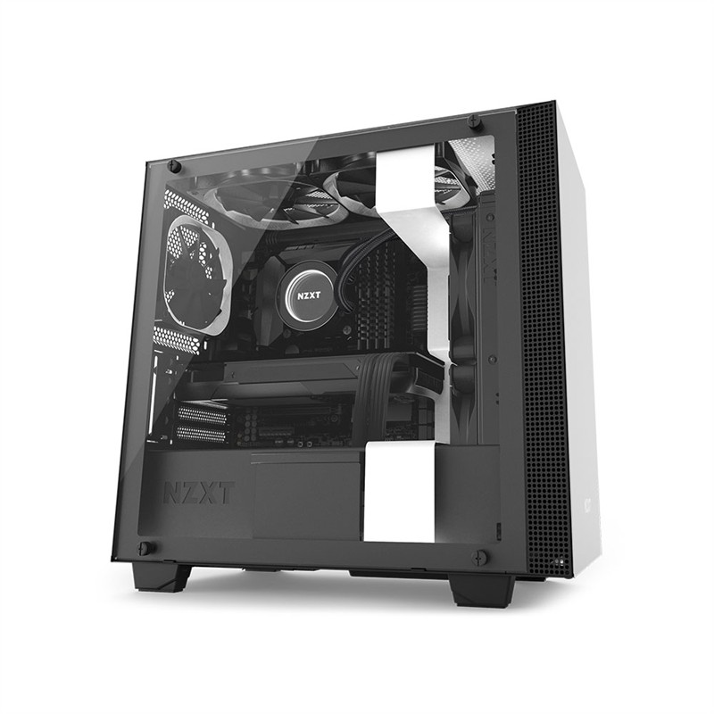NZXT H400i (全黑) 顯卡41/CPU高16.4/玻璃透側/RGB燈