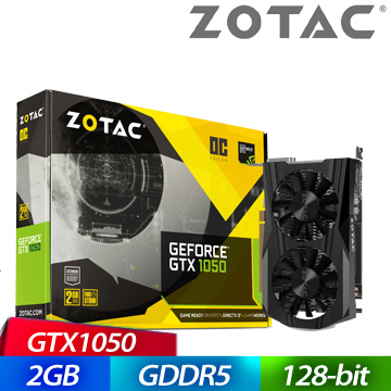 ZOTAC GTX1050 OC 2G(P10500C-10L)