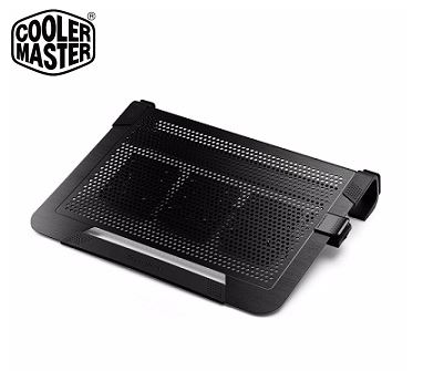 酷碼 NotePal U3 Plus 散熱墊、三風扇、專利風扇可任意變換位置.支