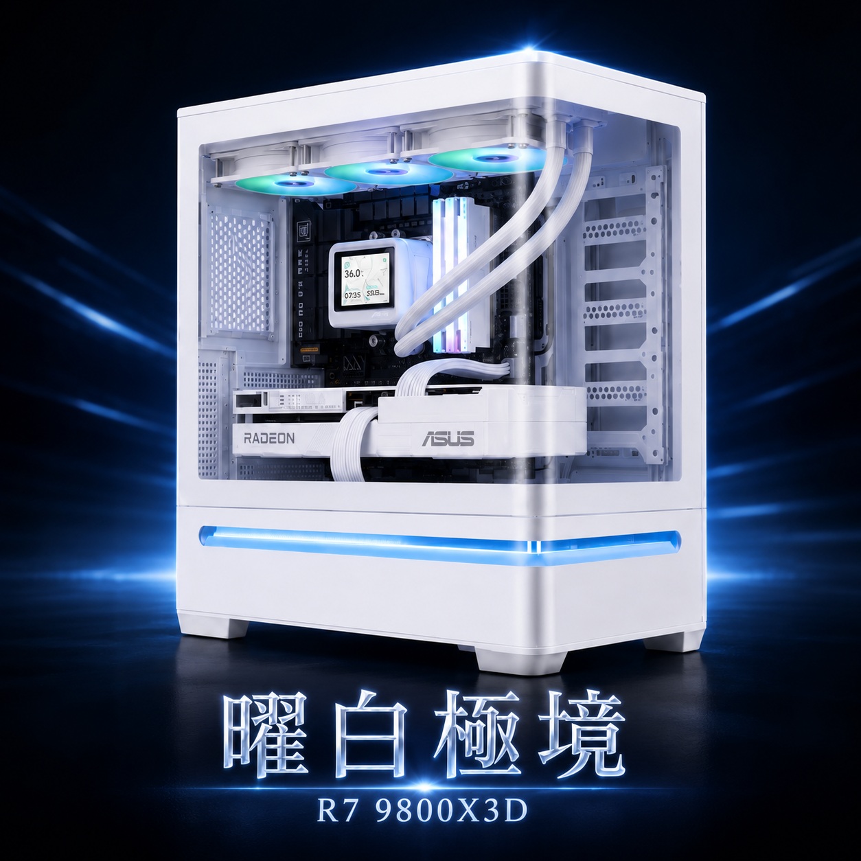 曜白戰神｜9800X3D 極致效能限量版