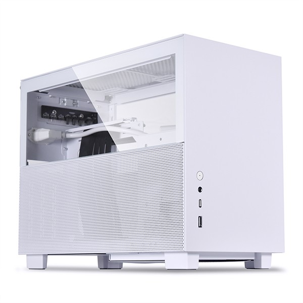 聯力【Q58W 4.0】ITX 玻璃透側機殼《白》