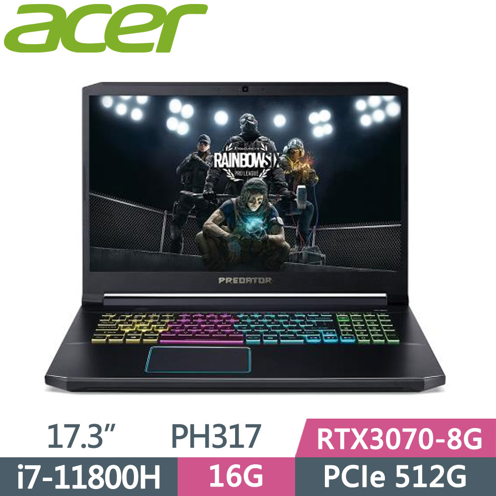 Acer PH317-55-73N6【黑】