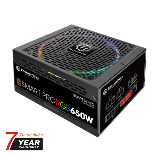 曜越 RGB 650W銅牌認證全模組(PS-SPR-0650FPCBTW-R)