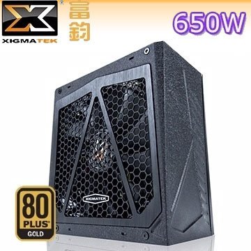 富鈞 Xigmatek Vector 650W 80+ 金牌 電源供應器