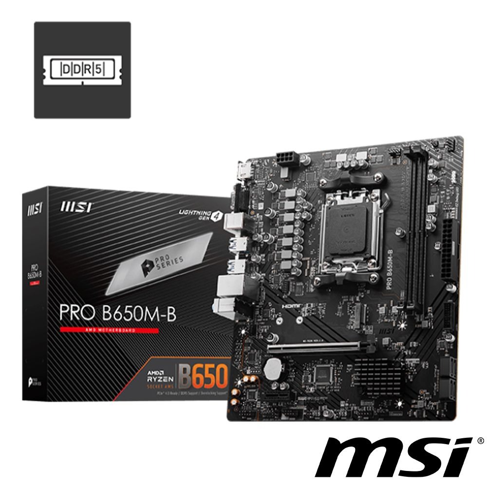 微星 PRO B650M-B