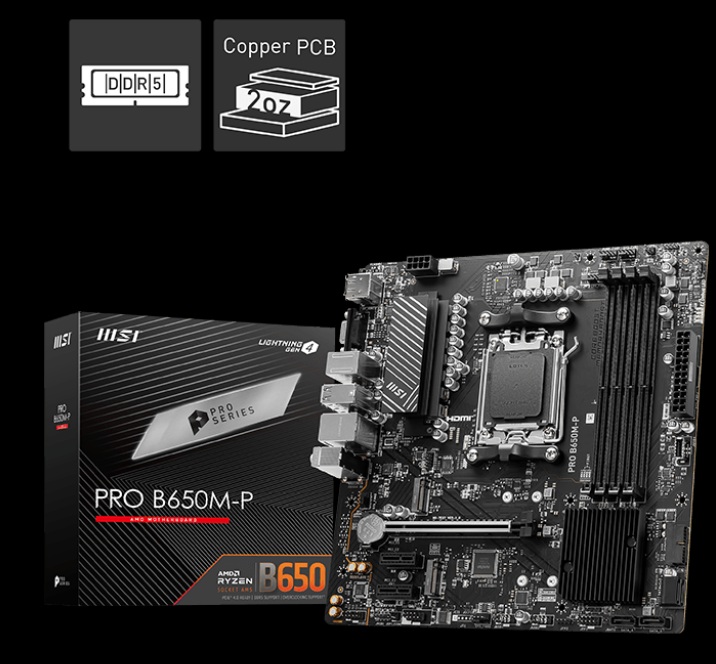 微星 PRO B650M-P