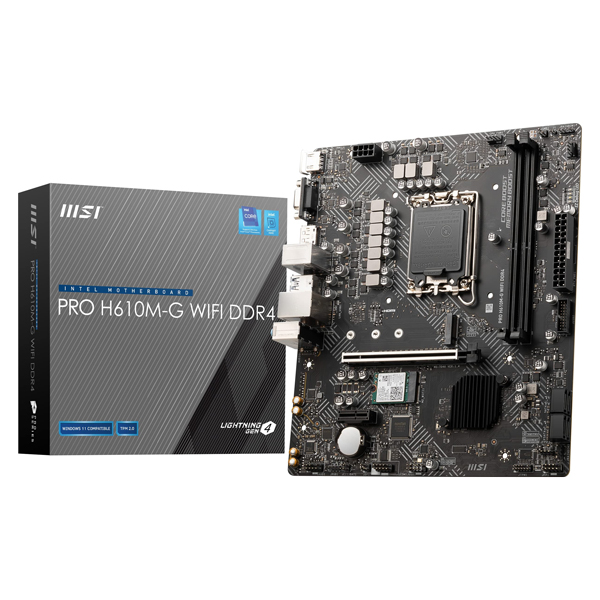 微星 PRO H610M-G WIFI DDR4
