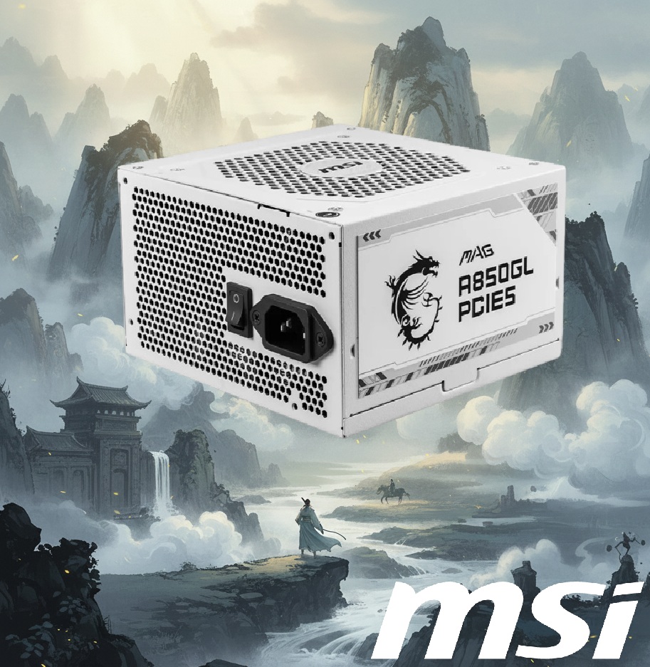 電供升級MAG A850GL White
