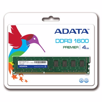 ADATA威剛 DDR3-1600 4G